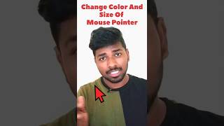 How To Change Your Mouse Pointer Color And Size In Windows 11 shorts youtubeshorts computer [upl. by Nilats]