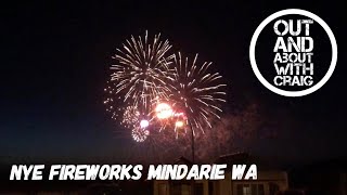 NYE Fireworks Display Mindarie Western Australia 🇦🇺 [upl. by Adnesor]