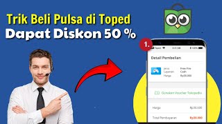 Beli Pulsa di Tokopedia Dapat Diskon Hingga 50 [upl. by Aihc]