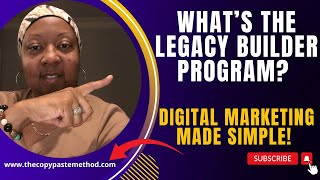 Start A Digital Business For Beginners Digital Products Legacy Builder Program Review [upl. by Michale468]