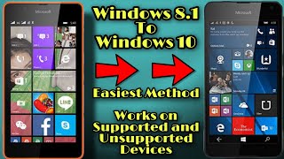 Install Windows 10 on all Supported and Unsupported Device  SemiOffline Update  Nokia Lumia [upl. by Milburr]