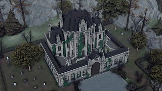 Vlads manor  The Sims 4 Speed build [upl. by Asirram143]