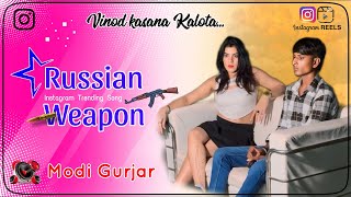 Russian Weapon Dj RemixInstagram TrendingAsle Laya Gadi Me Russian Weapon Marjani Mathe Pe Dar [upl. by Aihsak]