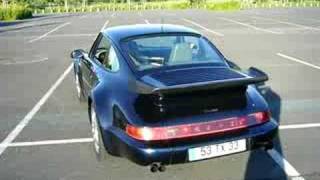 Porsche 964 Turbo sound  Porsche 965 revving [upl. by Kronick]