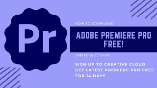 How to download Adobe Premiere Pro free [upl. by Staal811]