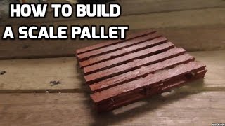 Rc 4x4 trucks  HOW TO BUILD A SCALE PALLET 110 SCALE CRAWLER RC  HOW TO BUILD SCALE ACCESSORIES [upl. by Tezile]