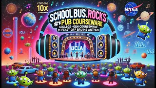 SchoolBusRocks 1Pub College  GEN UCLA Party Musical3 Feast Of Bruins Anthem Alexander The Great [upl. by Langelo]