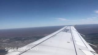 Vuelo Neuquén Aeroparque  salida con turbulencias [upl. by Natalee40]