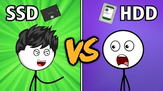 HDD Gamers VS SSD Gamers ft AyusAnimation [upl. by Blaze]