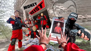 PARKOUR VS MONEY HEISTMoney Heist breaks into police base to rescue bad guy amp Steal Gold  Epic POV [upl. by Benenson]