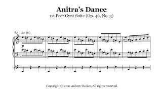 Organ Anitras Dance 1st Peer Gynt Suite Op 46 No 3  Edvard Grieg [upl. by Ginevra]