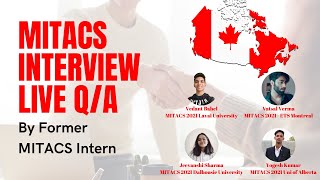 MITACS Interviews  Live QA  AMA  Former MITACS Interns [upl. by Drescher]