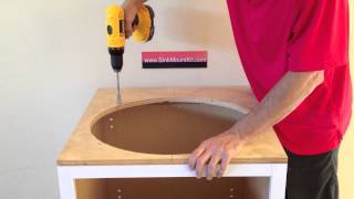 How to install undermount sinks [upl. by Reseda]