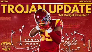 Trojan Update  USC NIL Budget Revealed  Elite OL Commits  Coachs Poll Snub  Major Injury at ND [upl. by Ayarahs509]