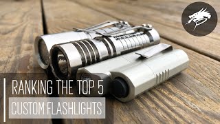 Top 5 Custom Flashlights to Buy my personal rankings [upl. by Ecnahs]