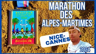 Marathon des AlpesMaritimes 2024 NiceCannes [upl. by Ryon]