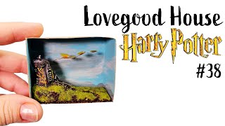 Lovegood House  a Harry Potter Matchbox diorama  Harry potter miniature [upl. by Retsek620]