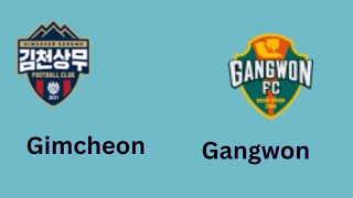 Gimcheon Sangmu Football Club vs Gangwon Football Club live [upl. by Guy]