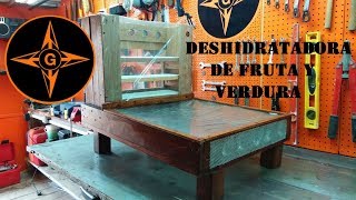 DESHIDRATADORA de fruta y verdura  COMO HACER PASO A PASO [upl. by Anceline]