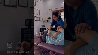 Lumbar spine HVLAPhysiotherapyManual therapyLow back acheRamanagaraKarnataka [upl. by Leeda]