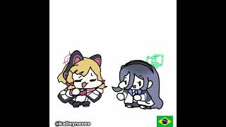 Momoi amp Arisu Se eu cozinho 🇧🇷 meme [upl. by Aleuname]