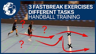 3 Fastbreak Exercises  Fun amp Intense  Handballtraining Kristensen Larholm Ribe  Handball inspires [upl. by Medin]