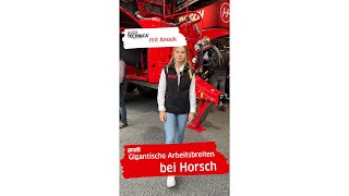 Gigantische Arbeitsbreiten bei Horsch  Agritechnica mit Anouk 13 [upl. by Painter]