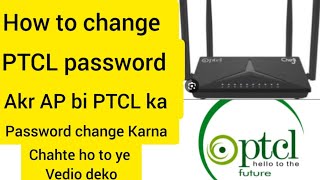 How To Change quotPTCLquot Or quotWIFiquot Password  PTCL Ka Password Kase Change Kare  ptcl password [upl. by Eedrahc]