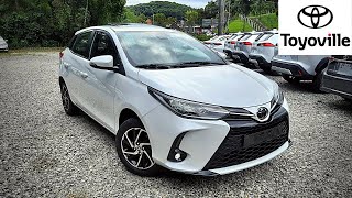 TOYOTA YARIS XLS 2023 15 HATCH 0KM COM TSS DETALHES DO INTERIOR E EXTERIOR [upl. by Ahtenek897]