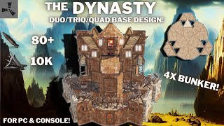 THE DYNASTY TUTORIAL•DUOTRIOQUAD DESIGN•CHEAP•4XBUNKER•OPEN CORE•MINI CHINA WALL•BASEDESIGN 2024 [upl. by Itsyrc]