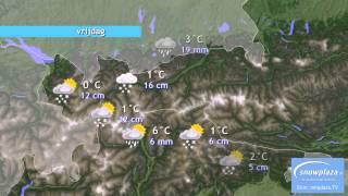 Snowplaza Videoweerbericht 28122012 [upl. by Aicelet390]