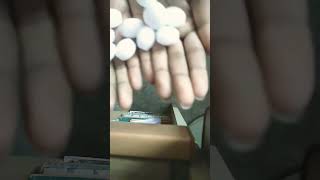 Naphthalene balls playing🤍✨️🧿 mothballs satisfying sound [upl. by Asquith]