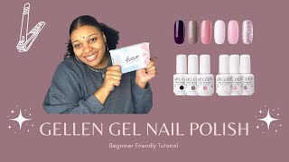 DIY GELLEN GEL NAIL POLISH TUTORIALAMAZON [upl. by Teiv279]