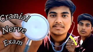 Cranial Nerve Examination demonstration 4k clinical Skills osce  Dr [upl. by Eikkin]