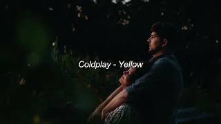 Coldplay  Yellow Sub Español  Lyrics [upl. by Nilde957]