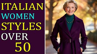 How To Dress Like An Italian Woman Over 50  Style tips  ITALIAN FASHION TIPS [upl. by Garcia]