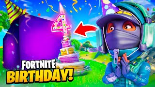 FORTNITES 4TH BIRTHDAY [upl. by Eesyak]