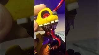 Assembling Spring Bonnie figure out of clay  Into the pit shorts fnaf clayart [upl. by Aneele663]