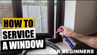 How To Service a UPVC Window  Window Doesnt Open or Function Correctly  DIY Tips For Beginners [upl. by Wilkinson]