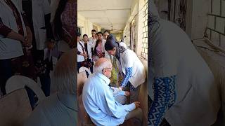 Physiotherapy camp at old age home  Physiotherapy vlog  BPT youtubeshorts bpt physiotherapy [upl. by Sivia929]