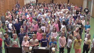 Eidsvoll Verk skole på Skolenes sangdag 2017 [upl. by Richel]