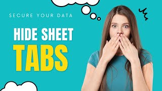 How to hide sheet tab in excel  Awesome tricks in excel [upl. by Anerom]