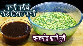 पाणी पुरीसाठी पाणी  How to make Pani for Pani Puri  MadhurasRecipe  Ep  308 [upl. by Achorn938]