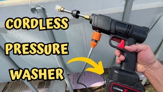 Quick Review of Cordless Pressure Washer 48V Battery Powered [upl. by Glen]