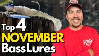 Top 4 November Lures for Bass Fishing and WHY [upl. by Chenee484]