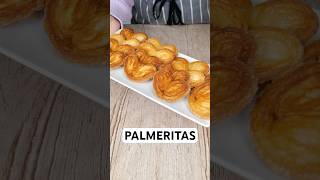 PALMERITAS de Hojaldre receta 2ingredientes [upl. by Ybanrab]