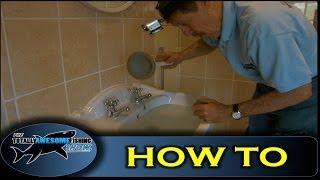 How to unclogunblock a sink drain  The Totally Awesome Fishing Show [upl. by Llertniuq]