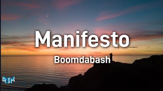 Boomdabash  Manifesto TestoLyrics [upl. by Atoel115]