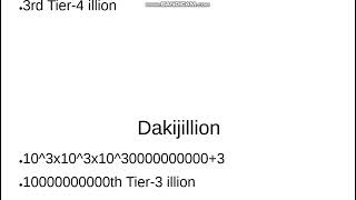 Illion numbers Part 5 Tier 3 to Tier 414 Kilillion to Multillion [upl. by Thury329]