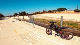 60 mph Speed Run Through Los Angeles  More Wheelie Practice 😁 [upl. by Tonya]